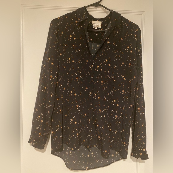 Sezane Boy Shirt in Stars and Moon Print - Picture 3 of 11